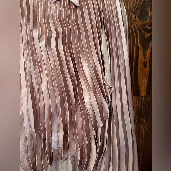 MAEVE ANTHROPOLOGIE Paulina Pleated Midi Skirt Bow Tie at Waist SOLD OUT - Picture 6 of 12